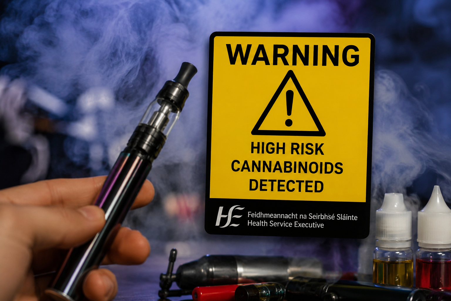HSE ostrzega przed niebezpiecznymi substancjami w vape’ach