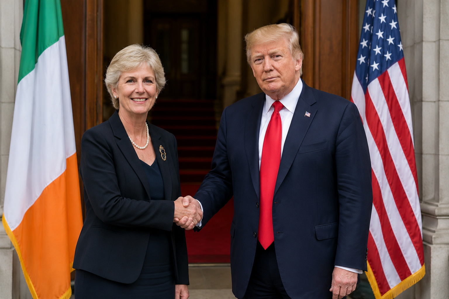 Donald Trump wylądował w Dublinie. Air Force One już na irlandzkiej ziemi