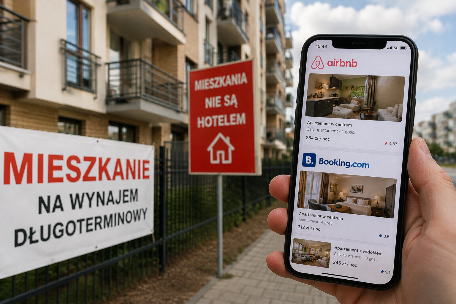 Rząd chce mocniej uregulować najem krótkoterminowy. Zmiany mogą dotknąć Booking i Airbnb