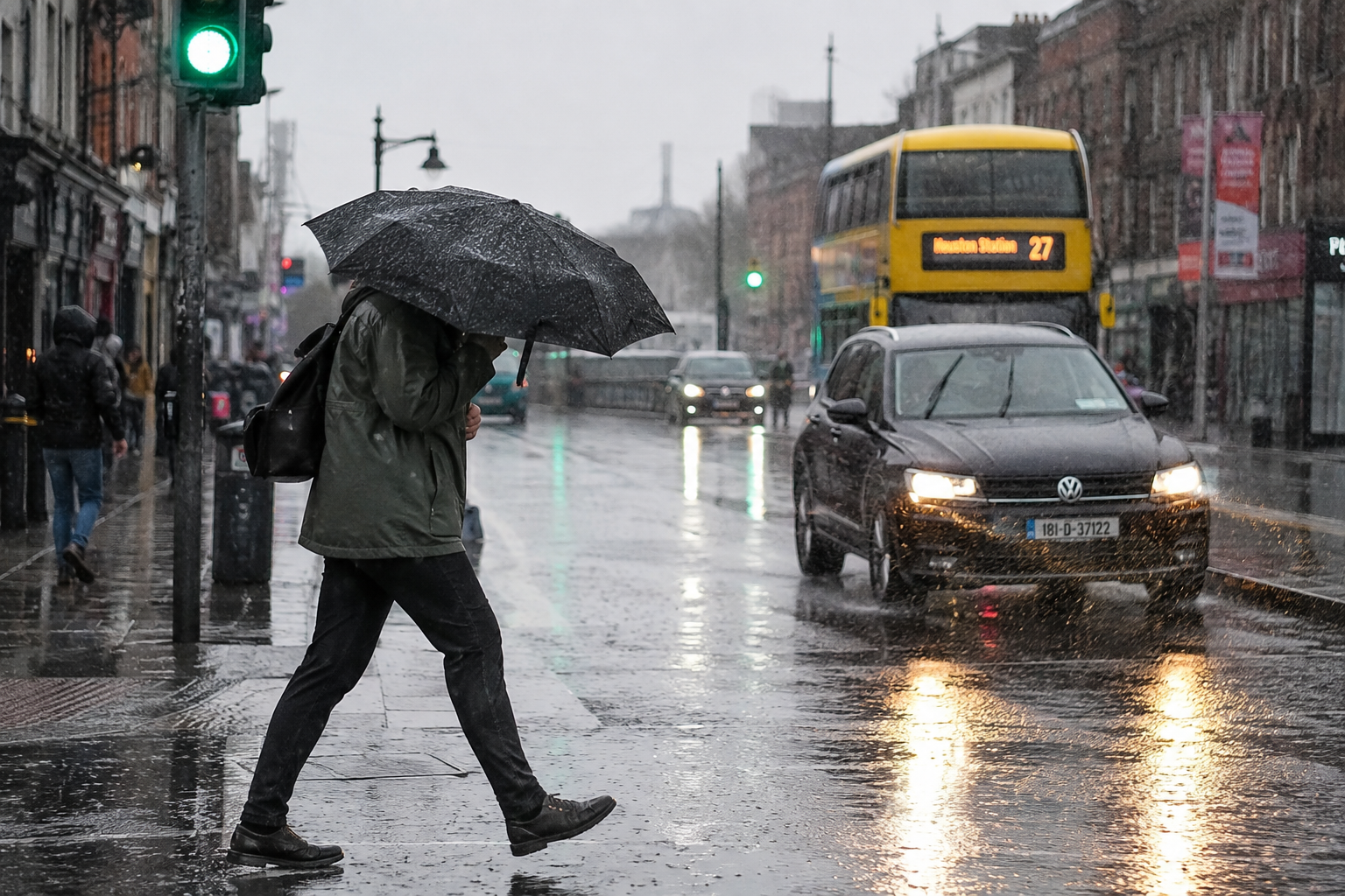 Irlandię czeka bardzo mokry weekend. Met Éireann ostrzega przed ulewami i lokalnymi podtopieniami