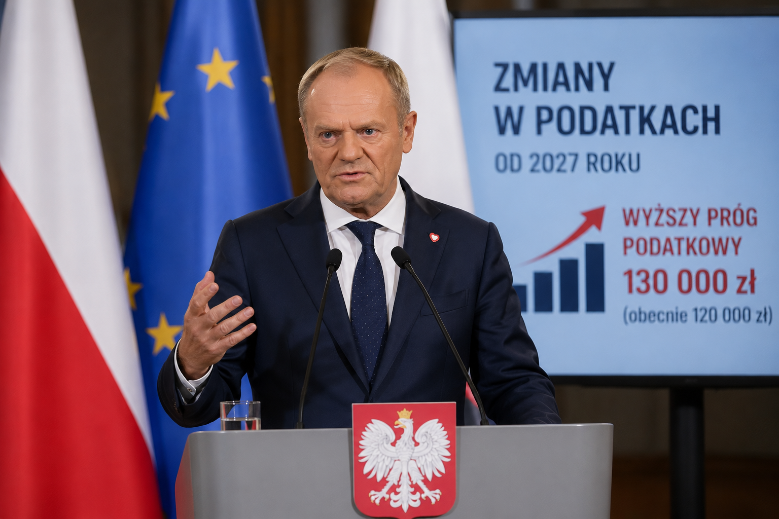 Donald Tusk zapowiada podwyższenie progu podatkowego