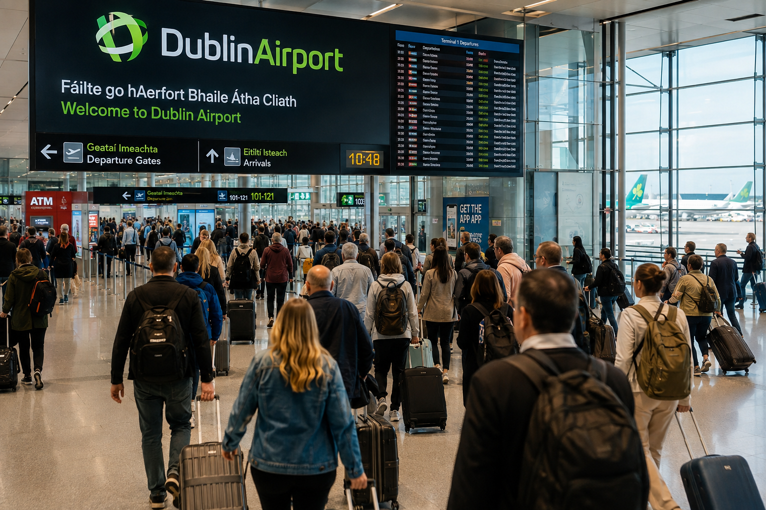 Dublin Airport bije rekord. Prawie 3,84 mln pasażerów w lipcu 2026