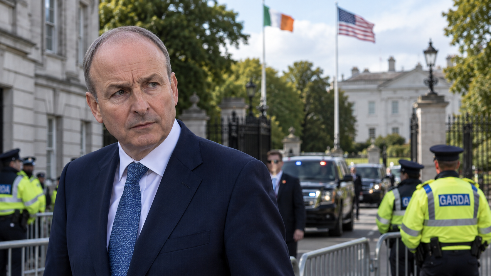 Micheál Martin ostrzega przed poważnymi wyzwaniami. Irlandia przygotowuje się na wizytę Donalda Trumpa