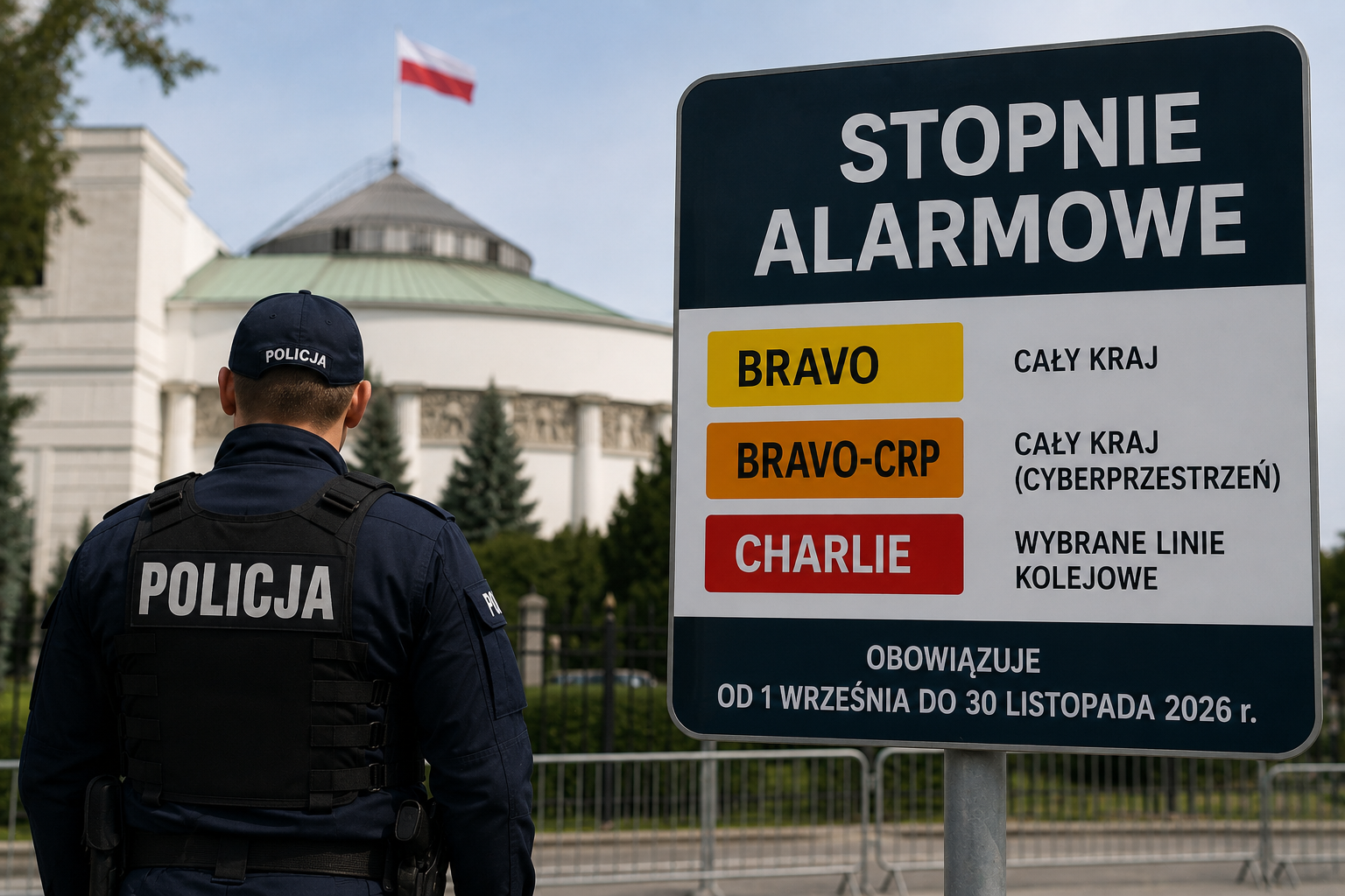 Stopnie alarmowe w Polsce przedłużone. BRAVO i BRAVO-CRP do końca listopada