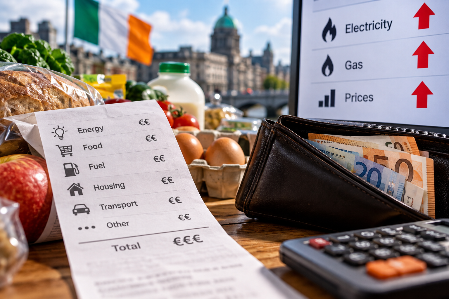 Ceny energii i żywności rosną. Czy irlandzkie gospodarstwa domowe czeka kolejna fala podwyżek?