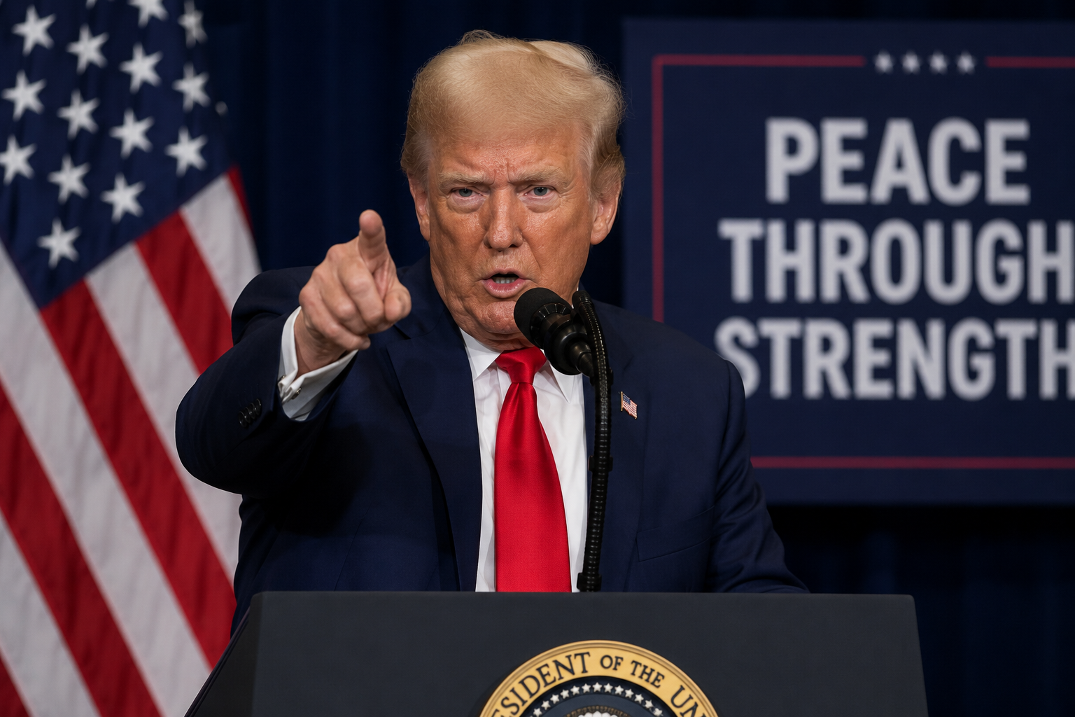Trump grozi sankcjami państwom wspierającym Iran