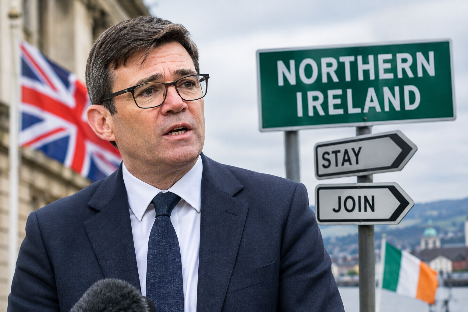 Andy Burnham wyklucza referendum w sprawie zjednoczenia Irlandii. „To jest poza agendą”