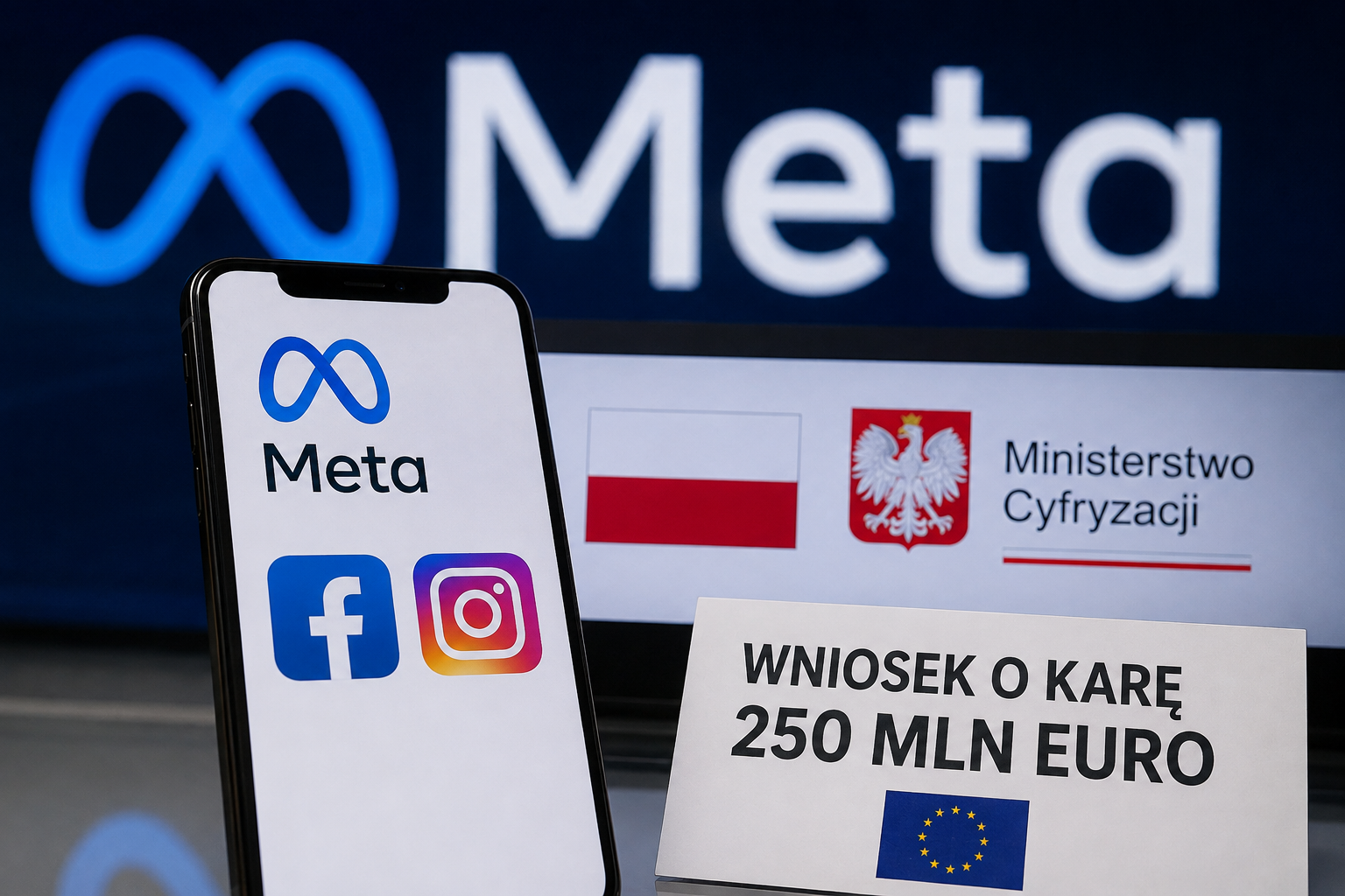 Polska chce miliardowej kary dla Mety. Wniosek trafił do Komisji Europejskiej