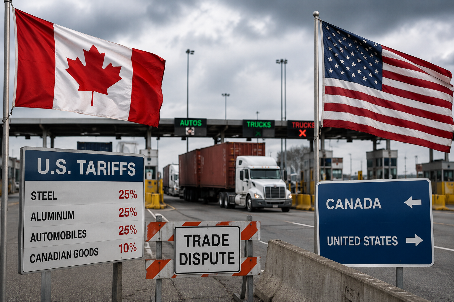 USA i Kanada coraz dalej od porozumienia handlowego
