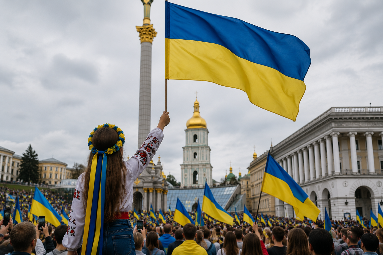 Ukraina obchodzi Dzień Niepodległości. Sojusznicy deklarują dalsze wsparcie