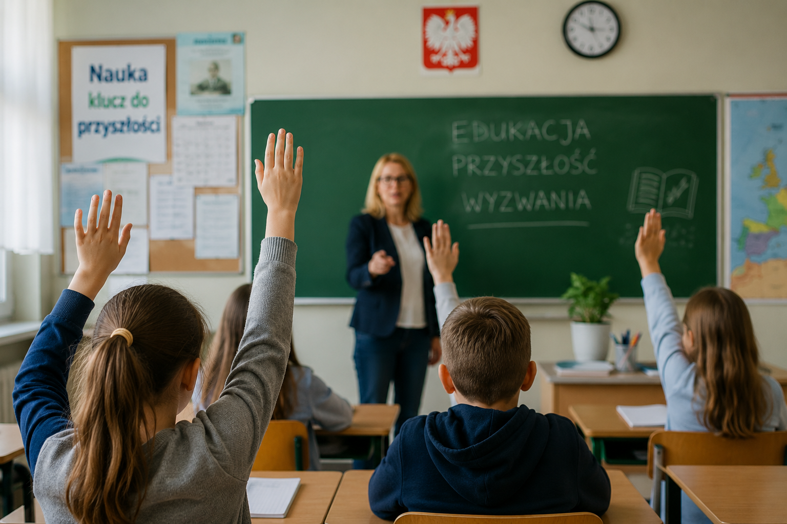 Prawie 200 tysięcy nauczycieli może odejść z zawodu w ciągu dekady