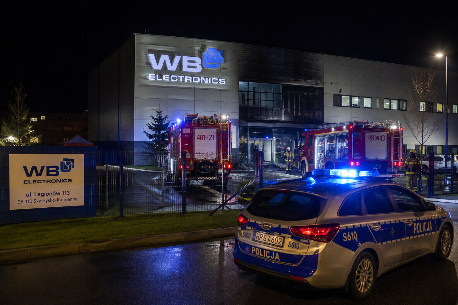 Pożar w fabryce dronów. Śledczy badają możliwość sabotażu