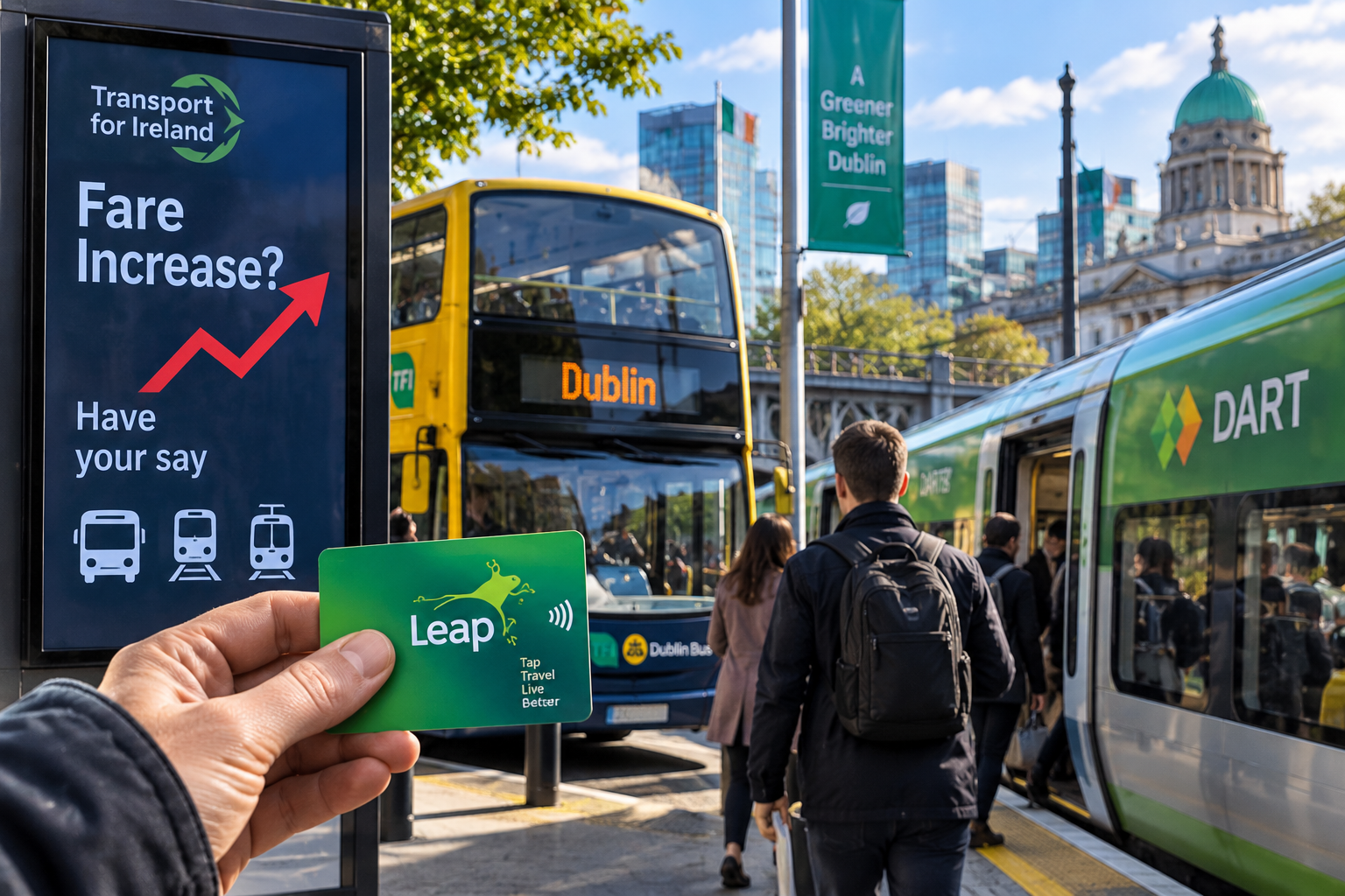 Dublin przeciwko podwyżkom cen transportu. Radni chcą zatrzymać wzrost opłat
