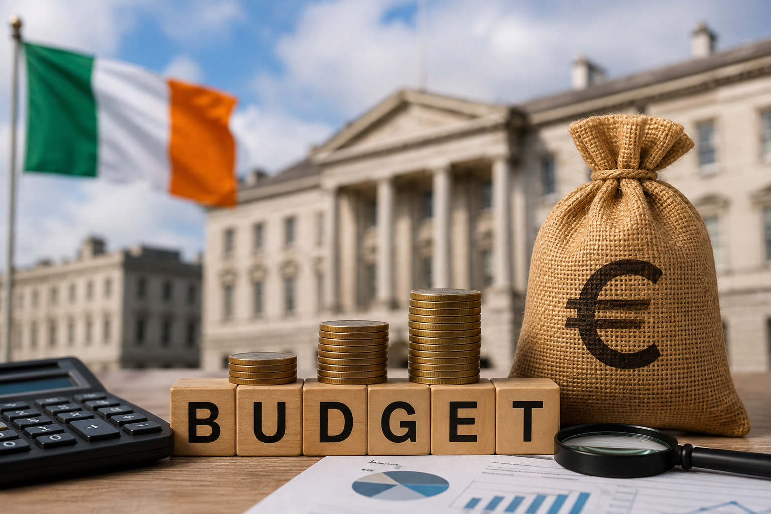 Przyszłoroczny budżet Irlandii może być zbyt duży