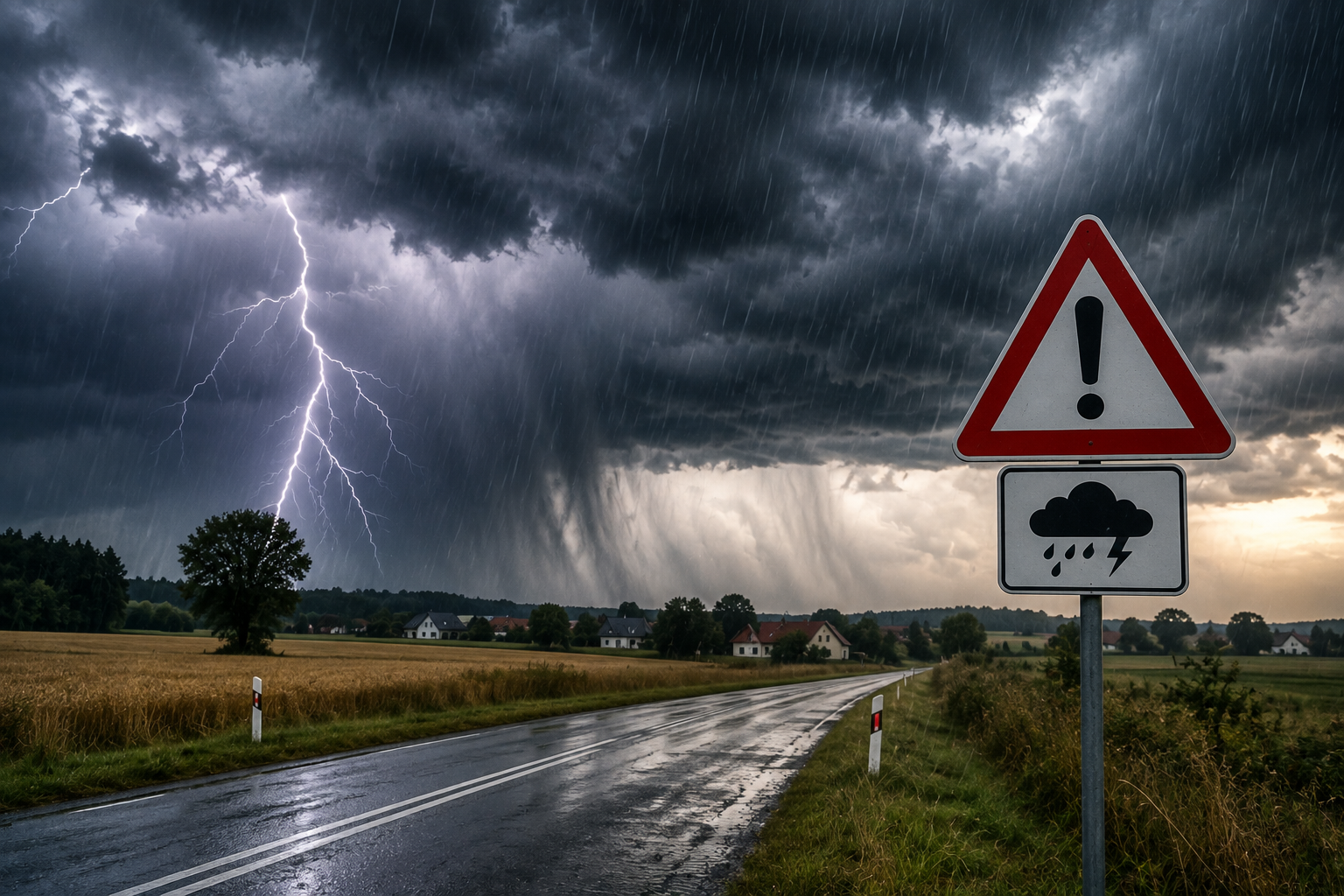 Koniec upałów. Nad Polskę nadciągają burze i grad