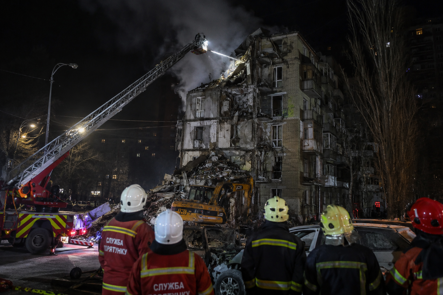 Rosyjskie ataki na Kijów. Co najmniej 9 osób nie żyje