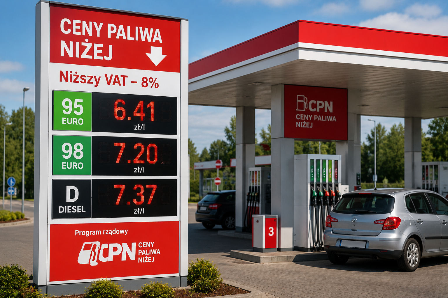Tańsze paliwo na stacjach. Od dziś obowiązują nowe ceny maksymalne