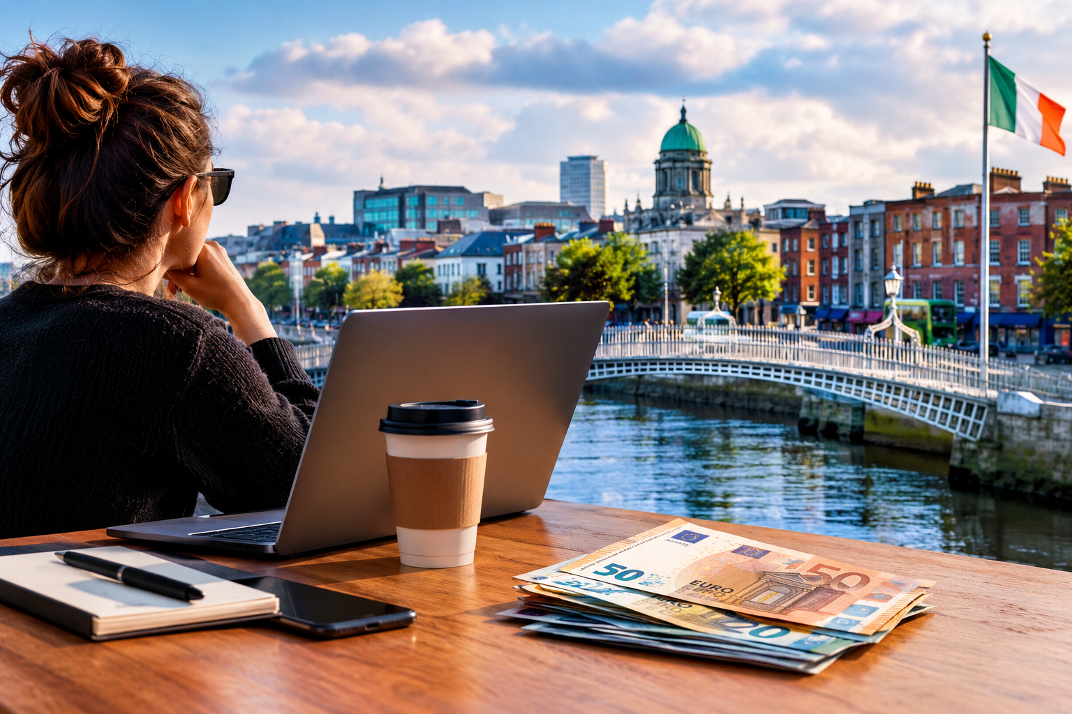 Dublin drugim najdroższym miastem Europy dla pracowników zdalnych. Miesięczne koszty przekraczają €2800