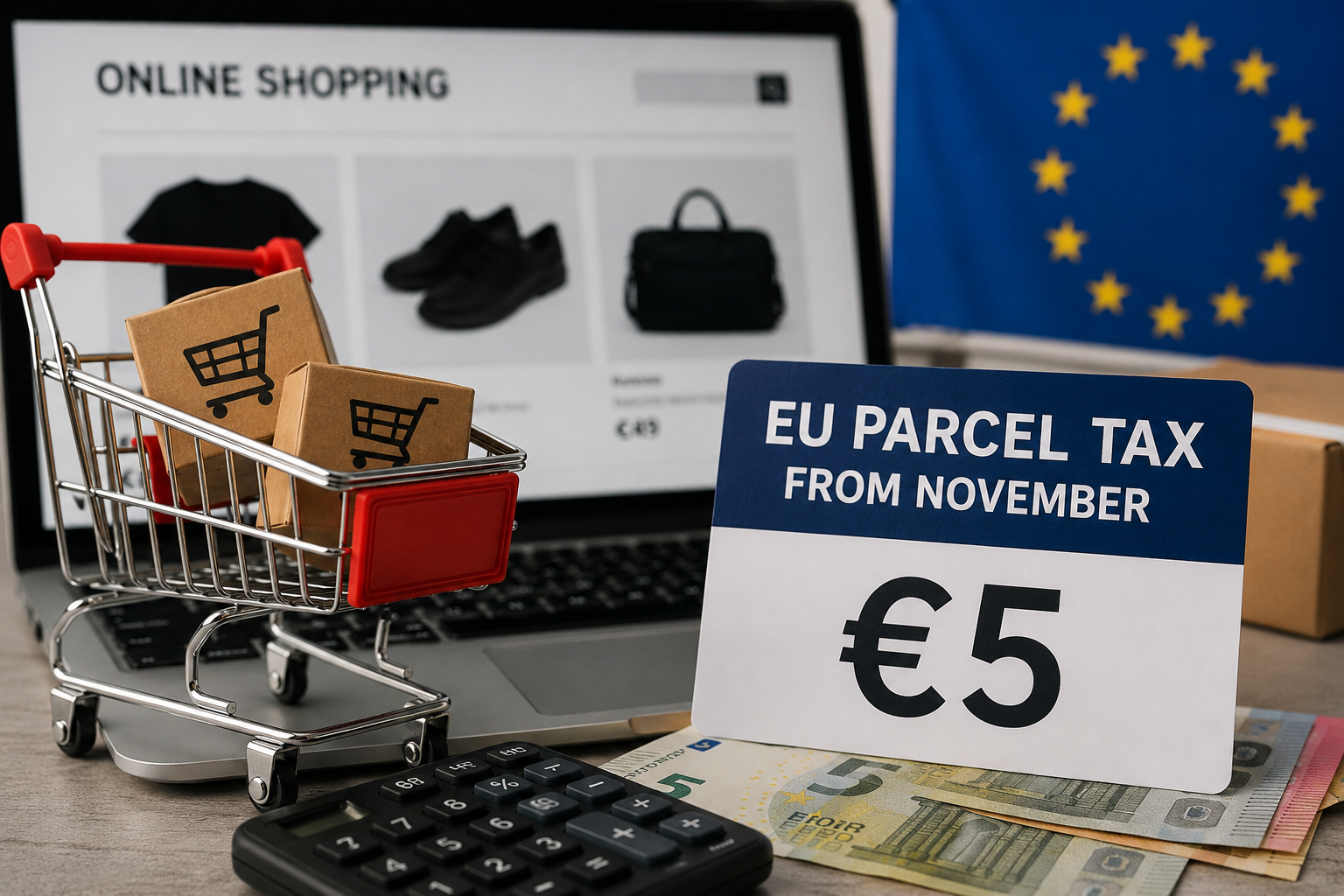 Zakupy online spoza UE będą droższe. Opłata za paczkę może wzrosnąć do 5 euro