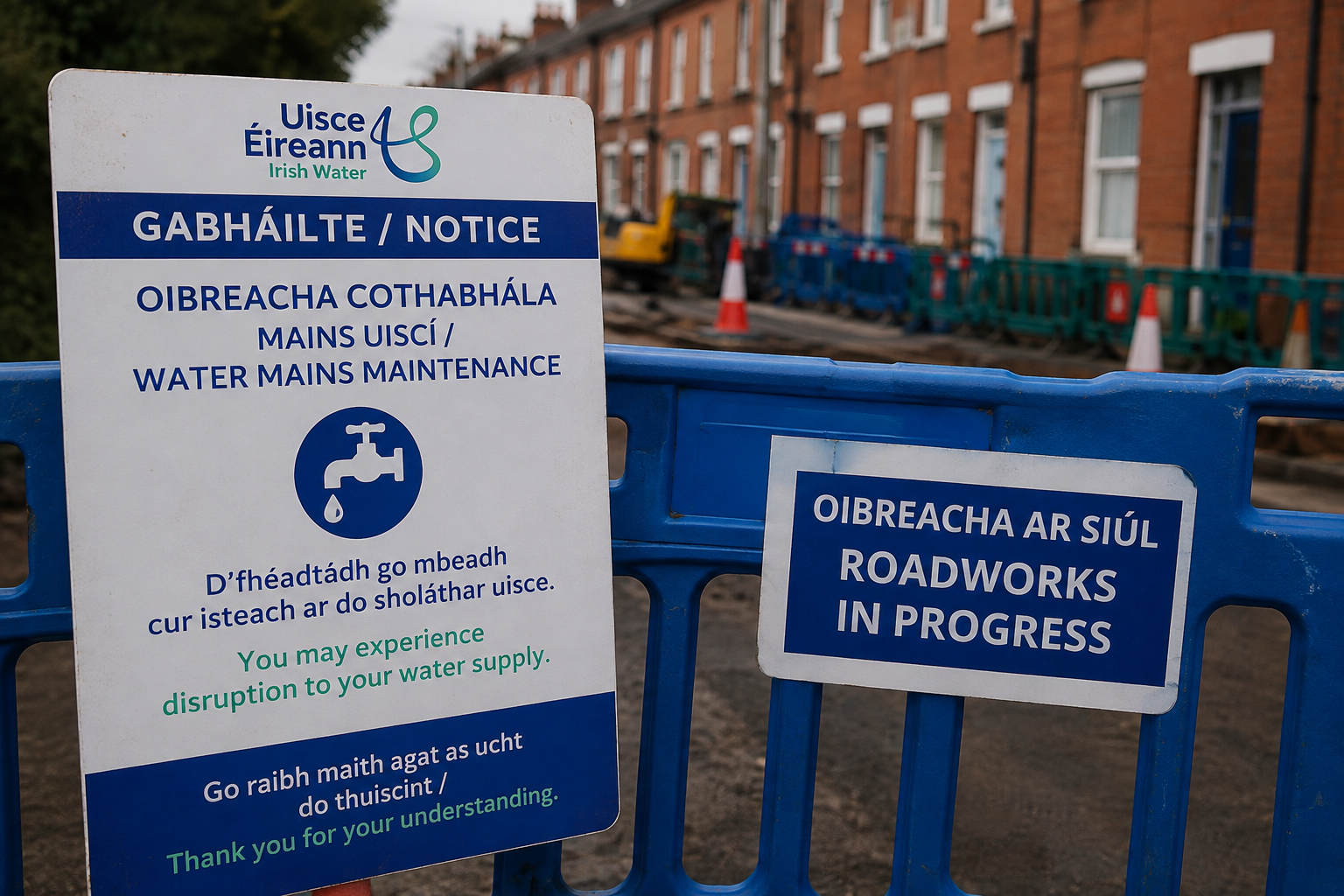 Utrudnienia w dostawach wody w Dublinie 7