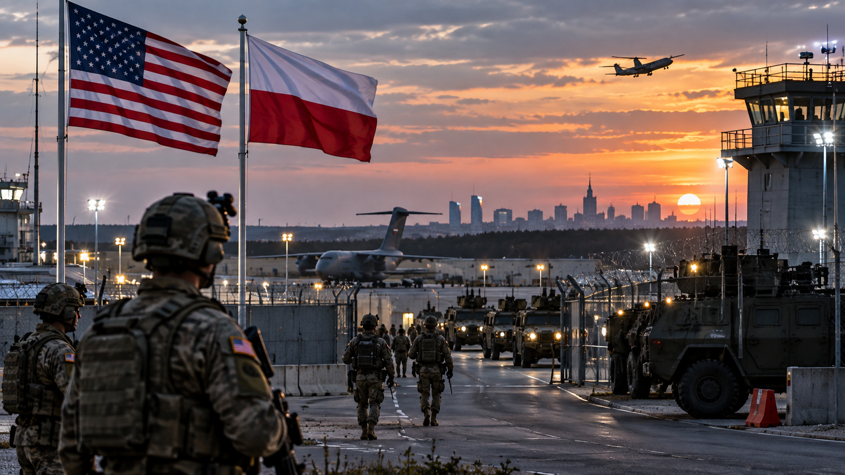 Trump: są znaczne postępy w sprawie stałej bazy USA w Polsce