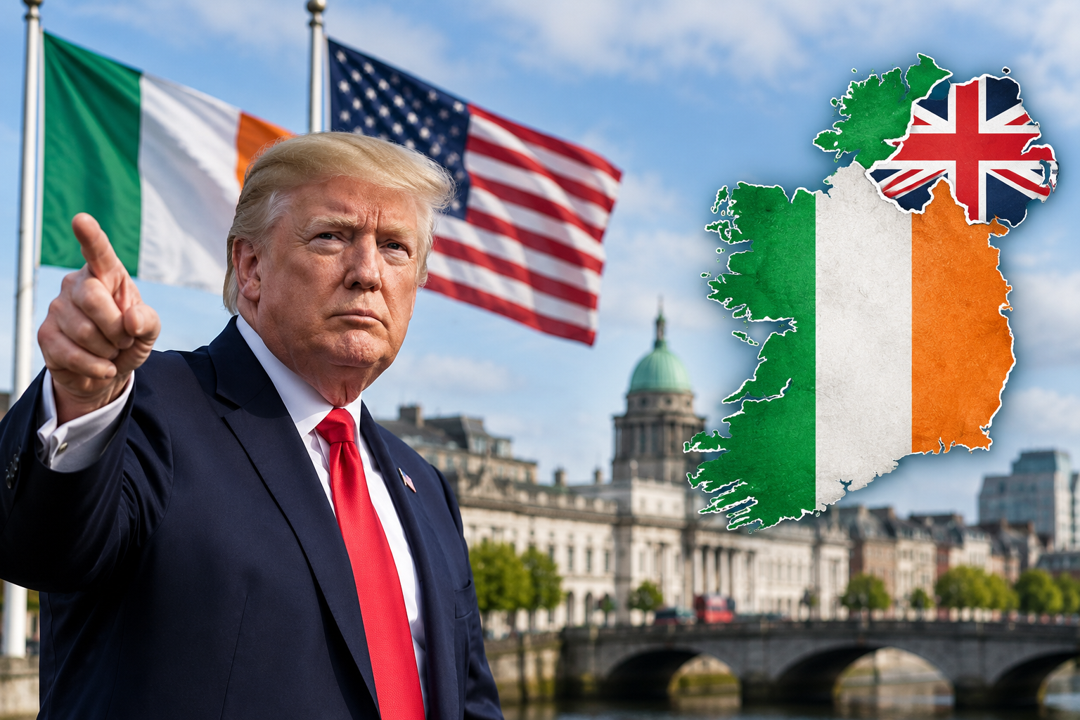 Trump ponownie mówi o zjednoczeniu Irlandii. Kontrowersyjna wypowiedź wywołała reakcje