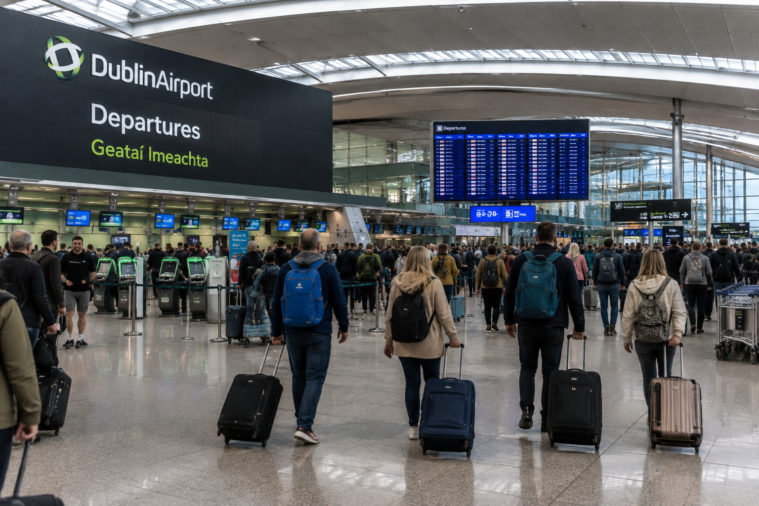 Rekord na lotnisku w Dublinie – prawie 3,84 mln pasażerów w jednym miesiącu
