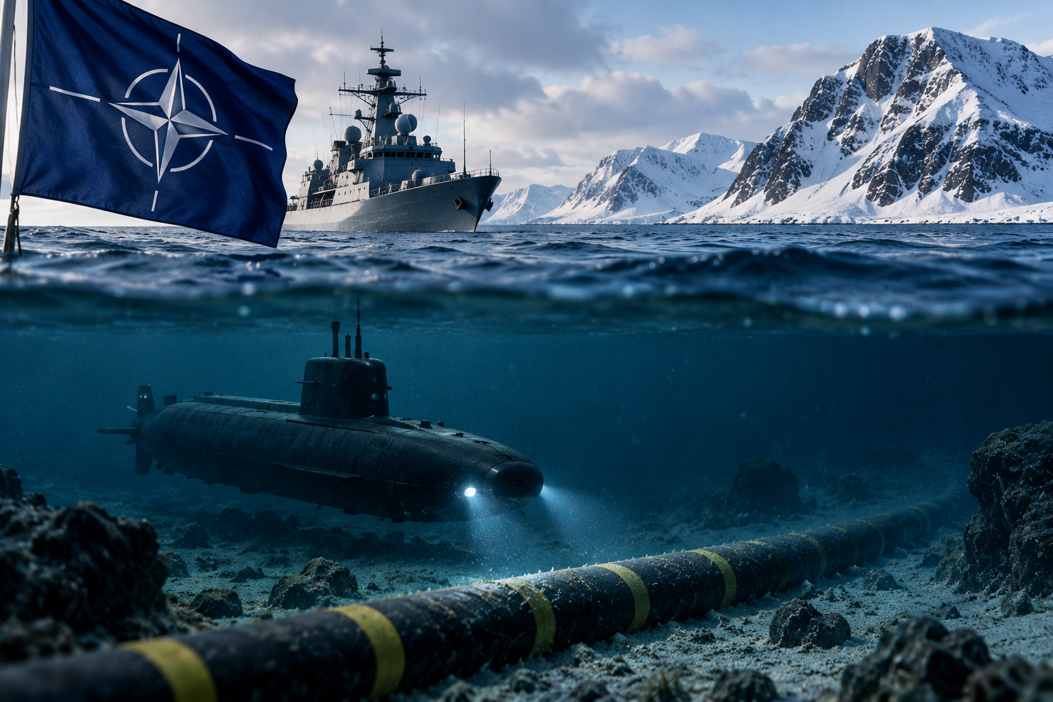 NATO udaremniło rosyjską operację przeciwko podmorskim kablom