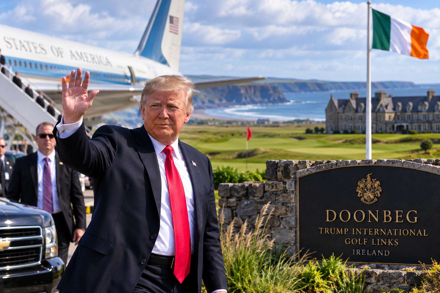 Donald Trump w Irlandii już w tym tygodniu. Wizyta połączy politykę i golf